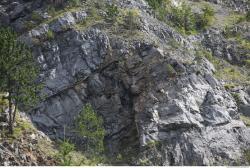 Cliffs Overgrown Rock